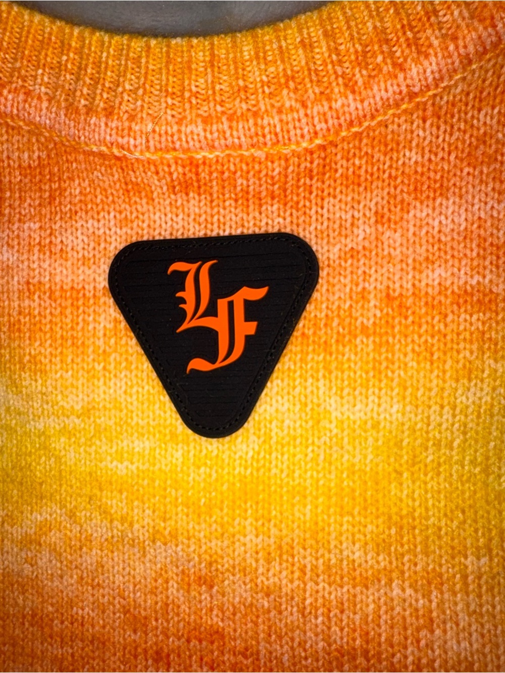 Puma Orange and Yellow Gradient Crewneck Sweater - Picture 9 of 14
